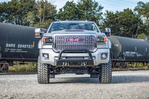 Chevrolet Silverado 2500 HD Suspension Lift Kit - Rough Country - 5 Inch Lift Kit | Torsion Drop - Hammer Black - '11-'19